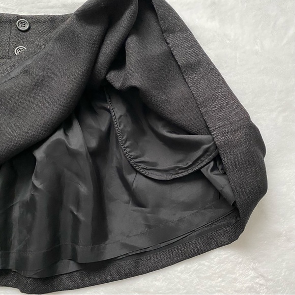 BCBG Pleated Charcoal Mini Skirt - Picture 10 of 11